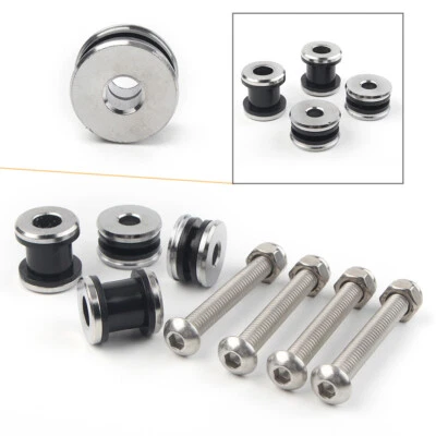 Detachable Sissy Bar Backrest Docking Hardware Kit Fit Harley XL883 XL1200 04-17 - Image 1 of 4