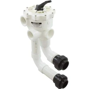 WVD001 - WATERWAY - MULTIPORT VALVE, 2" FPT WITH UNIONS, DE Waterway - Picture 1 of 1
