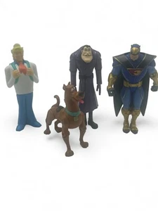 Scooby Doo Action Figure Fred Dick Dastardly Wacky Races & Blue Falcon Bundle x4 - Picture 1 of 12