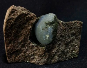 EP Stilbite ball on matrix mineral specimen - Picture 1 of 4