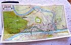 COBLENZ GERMANY ILLUSTRATED WITH COLORED PULL-OUT MAP 1913