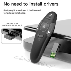 Wireless Ppt Remote Control Infrared Pen Laser Pointer Pen Flipping Pages Pen - Picture 1 of 11
