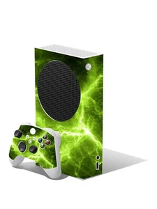 Fundas de vinilo personalizadas verdes eléctricas para Xbox serie S, pegatinas de cubierta de calcomanías envolventes - Imagen 1 de 5
