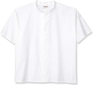Uncommon Thread Unisex Mandarin Collar Restaurant Utility Shirt - Picture 1 of 2