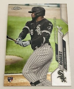 2020 Topps Chrome Update Luis Robert Baseball Card #U-58 Rookie Card RC - Picture 1 of 2