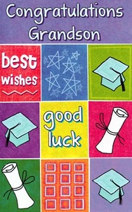 Nice GRADUATION Card FOR GRANDSON, Celebrate Success by Stockwell Greetings +✉ - Picture 1 of 5