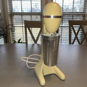Vintage Hamilton Beach Drink Master ALMOND 727W Stainless Cup Milkshake Mixer - Picture 1 of 5