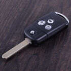 3 Buttons Remote Flip Key Shell Fob Case Pour Honda Civic Accord Jazz Crv