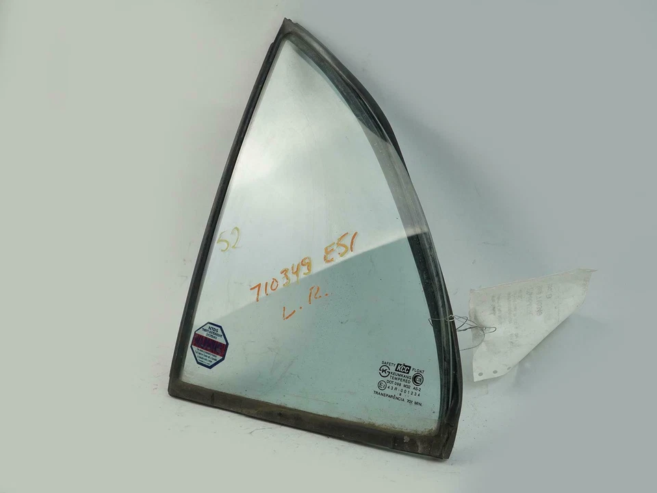 1995 - 1999 Hyundai Accent 4Dr Window Glass Door Vent Driver Left Side Rear Oem - Image 1 of 4