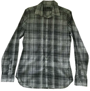 Camisa Paul Smith Manga Larga Cuadros | Negra/Gris | Talla M | Colección PS - Imagen 1 de 6