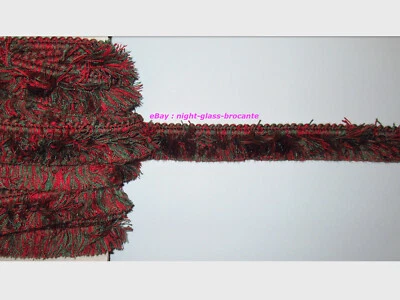 10,30 METRES DE GALON ANCIEN A FRANGES-PASSEMENTERIE DE LYON-N°WO33 - Photo 1/3