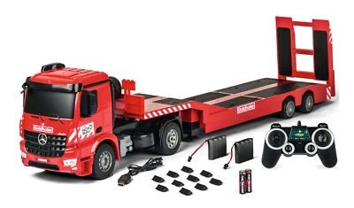 arson RC Arocs LKW mit Goldhofer Tieflader 1:20 RTR Sound Licht Komplett-Set - Bild 1 von 4