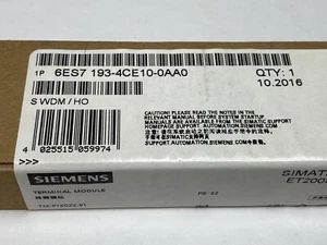SIEMENS SIMATIC 6ES7 193-4CE10-0AA0 *TERMINAL MODULE * NEW SEALED BOX $ SAVE $ - Picture 1 of 1