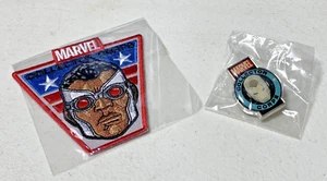Falcon Patch & Pin - 2015 Funko Marvel Collector Corps Exclusive - Picture 1 of 3