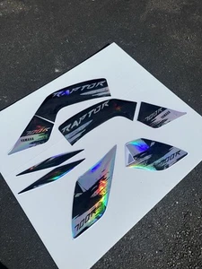 2022 YAMAHA RAPTOR 700R SE full graphics kit THICK AND HIGH GLOSS HOLOGRAPHIC - Picture 1 of 5