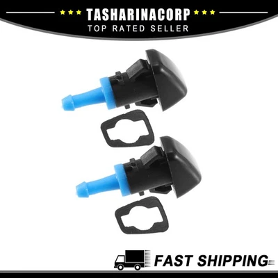 Juego de 2 boquillas de lavado de parabrisas delantero limpiaparabrisas pulverizador jet para Jeep Patriot 2009-2017 Foto 1 de 4