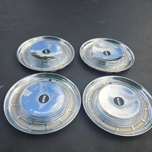 1958 Edsel HUB CAPS 14" Set of 4 Wheel Covers Hubcaps 58 OEM - Picture 1 of 17