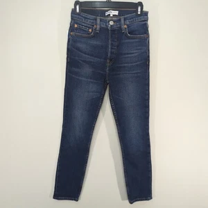 RE/DONE LEVIS Originals 90's High Rise Ankle Crop Women's Size 25 NWT  - Picture 1 of 11