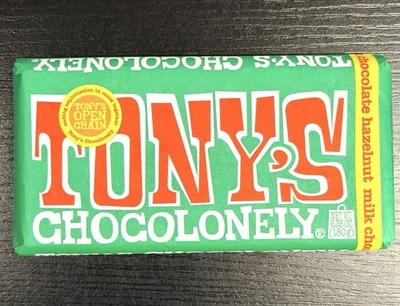 Tony’s Chocolonely Milk Chocolate Hazelnut Bar 6.35 Oz Exp 06/26/25 - Image 1 of 4