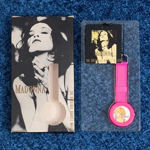 RELOJ MADONNA EXPRESS YOURSELF ROSA NEÓN NIÑO JUGUETE CLUB DE FANS Como una caja de oración Estuche - Imagen 1 de 12