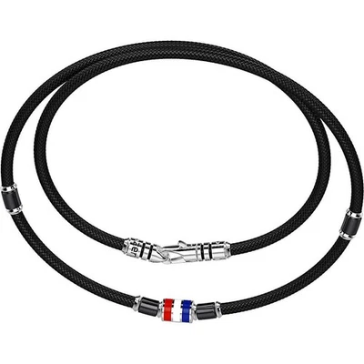Collana Uomo Gioielli Zancan Regata trendy cod. EXC397-NE - Immagine 1 di 4
