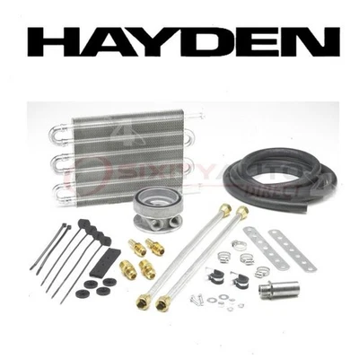 Hayden Engine Oil Cooler for 1975-1995 Chevrolet G20 - Belts Cooling ew Foto 1 de 4