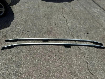 13-16 MERCEDES GL450 PORTAEQUIPAJES BARRA PORTAEQUIPAJES CROMO CONJUNTO OEM Foto 1 de 4