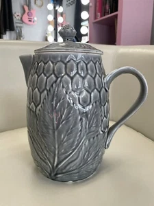 Vintage Pitcher Lid Vase Glazed 10 Strawberry Street Leaf Pottery Art Deco - Picture 1 of 21