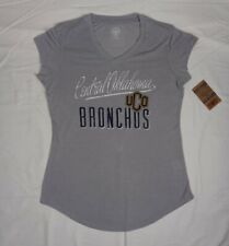 University of Central Oklahoma UCO Grey V Neck Women’s T Shirt Bronchos NCAA NWT