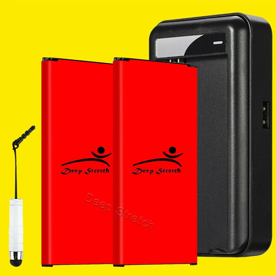 升级版适用于三星 Galaxy S5 SM-G900A/V/T i9600 6820mAh 电池 + 壁式充电器 — 第 1/1 张图片