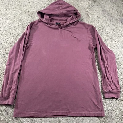 Camisa Stussy Para Hombre Extra Grande Púrpura Roja Con Capucha Manga Larga Bolsillos Foto 1 de 4