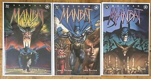 Batman Manbat #1,2,3 DC Comics Elseworlds Delano John Bolton 1995 Set Nm