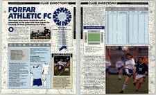 Forfar Athletic FC - Club Directory - Orbis Football Collection 1990-91 Page