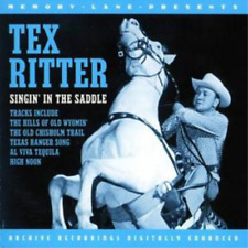 Tex Ritter Singin' in the Saddle (CD) Album (UK IMPORT)