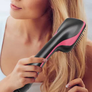 3 in1 Hair Dryer Styler Volumizer Hair Straightener Curler Comb Brush up to 180° - Picture 1 of 24