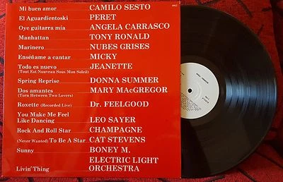 DONNA SUMMER Dr. Feelgood CAT STEVENS Electric Light Orchestra Spain PROMO LP - Image 1 of 4