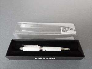 HUGO BOSS Kugelschreiber Drehmechanik Lack Weiß OVP NEU - Bild 1 von 3