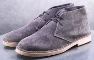 Robert Wayne Blake Men's Chukka Boots Size 11 Suede Gray - Picture 1 of 11
