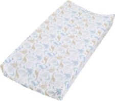 《NEW》Aden + Anais Essentials Changing Pad / Mat Cover, Natural History Species