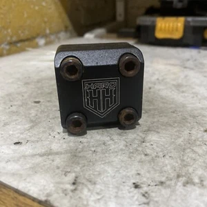 Haro BMX Threadless Stem Black Front Load 4 Bolt Retro Early 2000 22.2mm 50mm - Picture 1 of 6