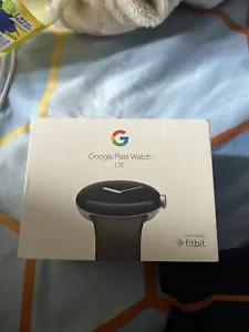 google pixel watch LTE polerowany srebrny pasek aktywny ze stali nierdzewnej / węgla drzewnego - Zdjęcie 1 z 5