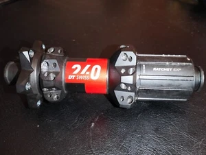 DT Swiss 240 Rear Hub EXP 12mm Thru Axle, 142mm, Straight Pull 28H, 6 Bolt Disc - Picture 1 of 6