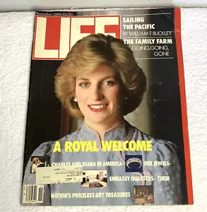 Vintage LIFE Magazine Princess Diana Nov. 1985 A Royal Welcome in America - Picture 1 of 4