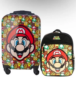 🔥NEW🔥 Super Mario Kids Licensed Carry-on & Backpack Luggage Set - Bild 1 von 8
