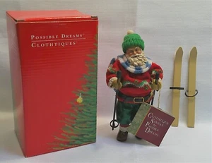 Clothtique Santas Possible Dreams Skiing Santa Claus #714004 en caja 7 en 1993 - Imagen 1 de 15