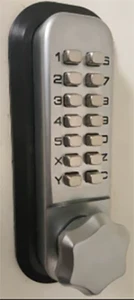 Código digital mecánico sin llave teclado contraseña cerradura puerta perno cerrojo - Imagen 1 de 2