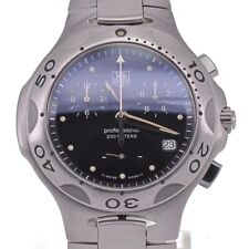 TAG HEUER Kirium Chronograf CL1110 Data czarna tarcza Kwarcowy zegarek męski D#130386