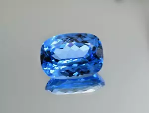 Anillo Colgante Aguamarina Joyería Aguamarina Natural Corte Cojín 25Ct Aguamarina - Imagen 1 de 8