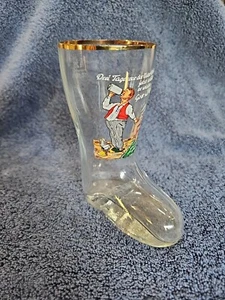 Rastal Glass Boot Quarter Liter 0.25 L German Cartoon Beer Father Sick Drinking - Picture 1 of 7