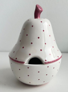 Gmundner Keramik Tupferl rosa Marmeladendose Birne GK103 (2401DM48) 03/24